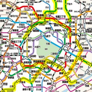 【誰得】話題の「東京地下鉄立体路線図」ガチャポンを組み立てた結果ｗ