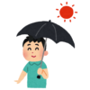 【灼熱】日傘は「外側が白、内側が黒」のモノを選んだ方がいい？あるツイ民のイラストが話題に☂