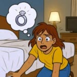 X民「ホテルを出る直前に指輪を紛失！散々探したらこんなとこにあった…」→この写真から10秒で見つけたら神💍