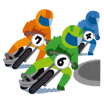 【動画】バイクレース中のライダーの“膝あて”が外れる→後続ライダーの膝にすっぽり収まるｗｗ「なんという奇跡…」