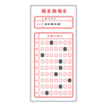 【悲報】テストのマークシート用紙をExcelで作成した結果ｗｗｗ