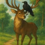 【動画】奈良公園でカラスにイタズラされる鹿の表情が渋すぎるｗｗｗｗ