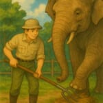 「賢すぎる…」東山動植物園で飼育員のお手伝いをするゾウが可愛すぎるｗｗｗ