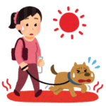 「夏のアスファルトは危険だ」と伝える為に散歩中の犬をサーモグラフィ撮影したら…違う意味で怖いｗｗ