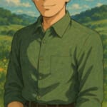 【悲報】ユニクロでグリーンのワイシャツを買ったら…あのマンガキャラになってしまったｗｗｗ