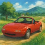 【愛車】中古のロードスターを買って取説を開いたら…歴代オーナーからのメッセージが入ってた😳