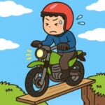 「これでバイク通行可なのか…」某所にある“リアル一本橋”が恐ろしすぎるｗｗｗｗ