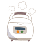 この猫…炊飯器の暖の取り方が全力すぎる😹