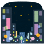 【驚愕】X民がアクリル絵の具で描いた「眼鏡を外した人が見た繁華街」が再現度高すぎだと話題にｗｗｗ