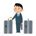 都内で地下鉄に乗ったら自動改札の矢印が炎上してた…😱