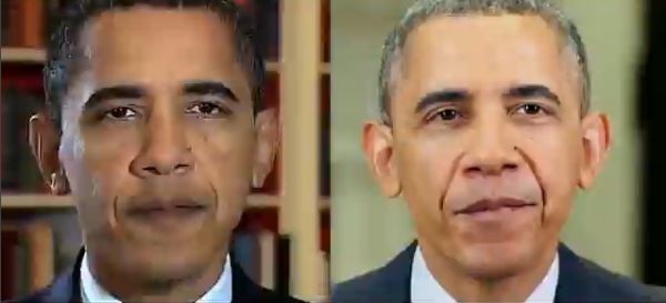 大統領就任から5年 オバマ米大統領の顔の変化をタイムラプスで えのげ